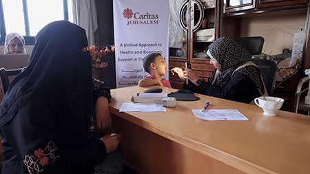gaza aiuti caritas